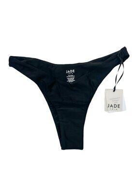 Jade Swim Vera Bikini Bottom Black XS New
